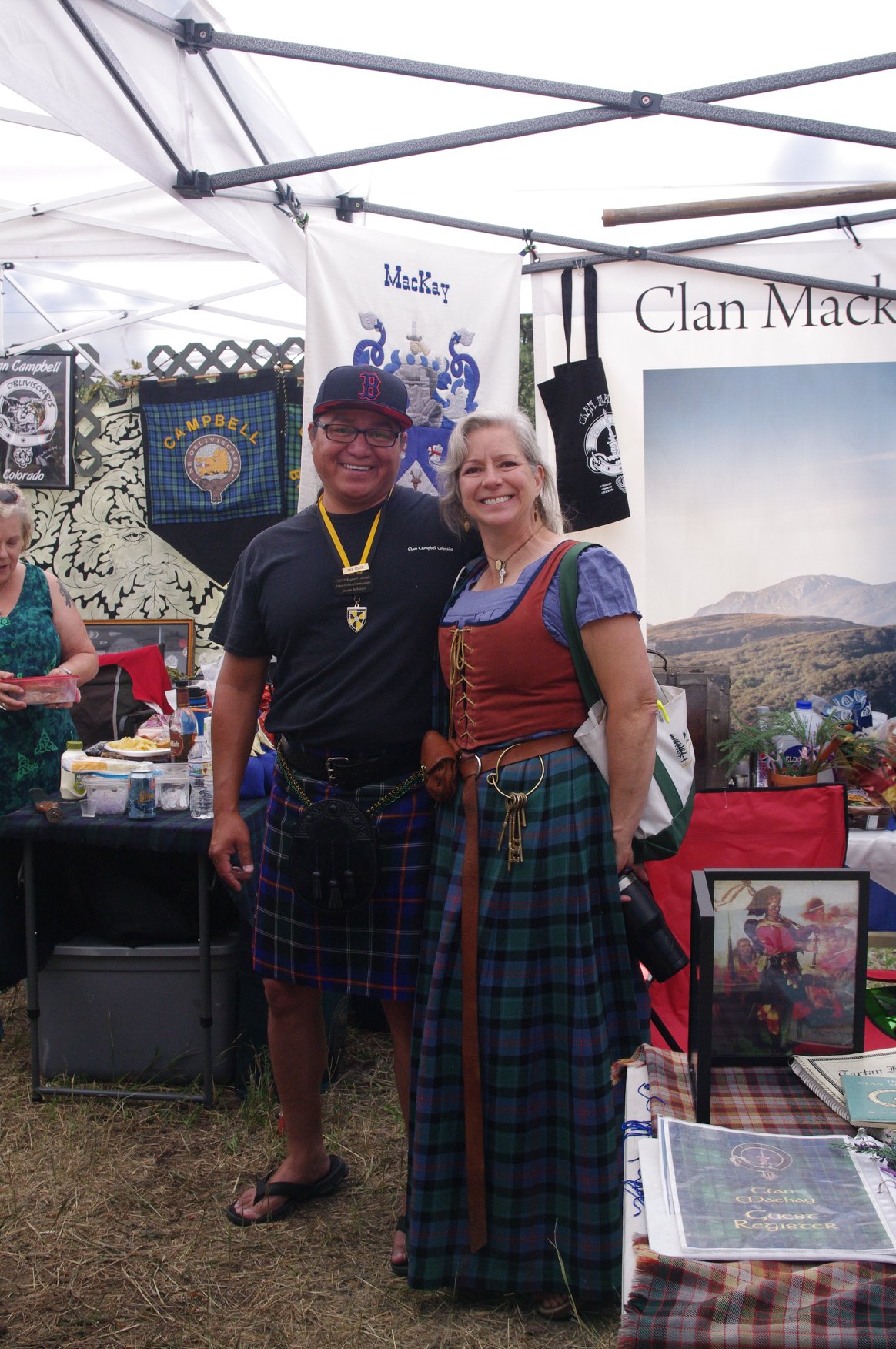 Clan Campbell tent
